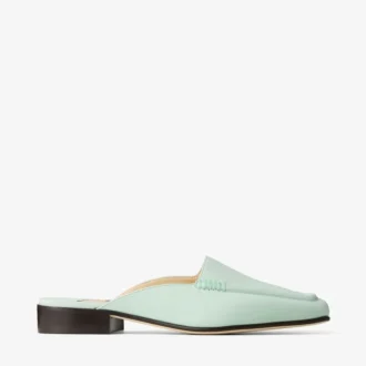 Slide Mint Nubukleder-Pantolette