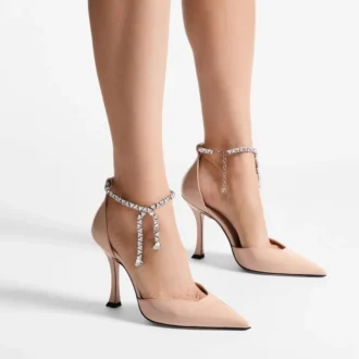 Stevie 100 Macaron Pumps aus Lackleder