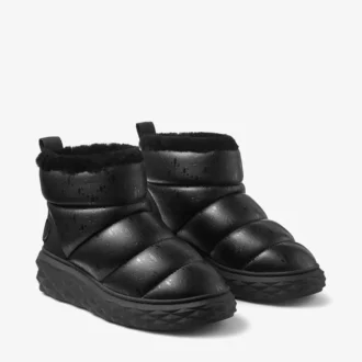 Xan Stiefel aus schwarzem Nappaleder