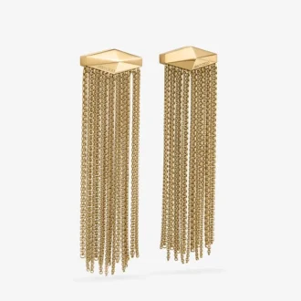 Zandra-Ohrringe Kristallohrringe mit Goldfinish