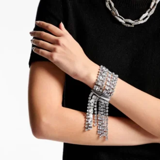 Zendra-Armband Kristallarmband in Silberoptik
